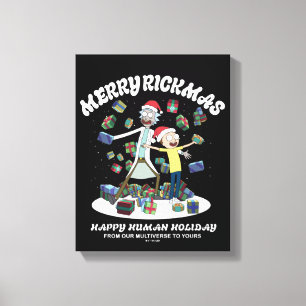Rick and Morty   Merry Rickmas Presents Canvas Print