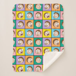 RICK AND MORTY™   Morty's Moods Sherpa Blanket