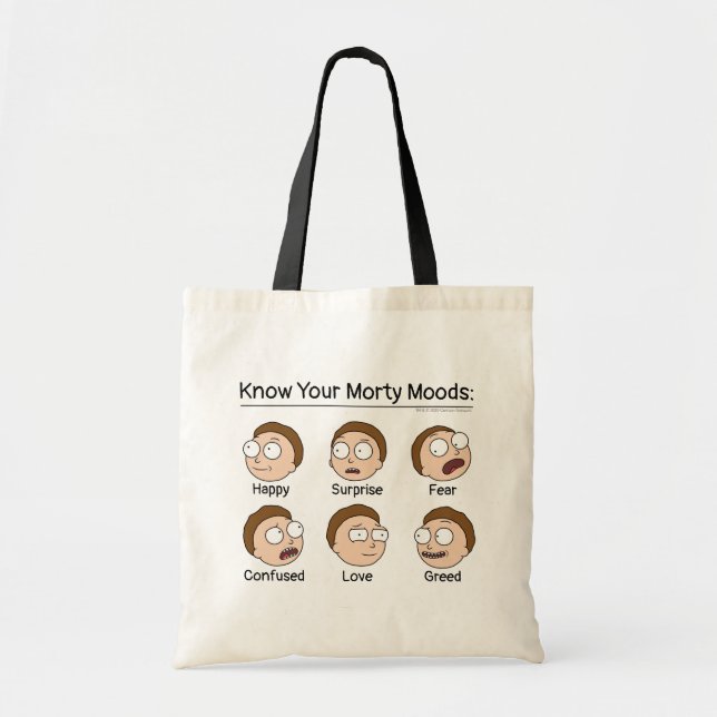 RICK AND MORTY™ | Morty's Moods Tote Bag (Front)