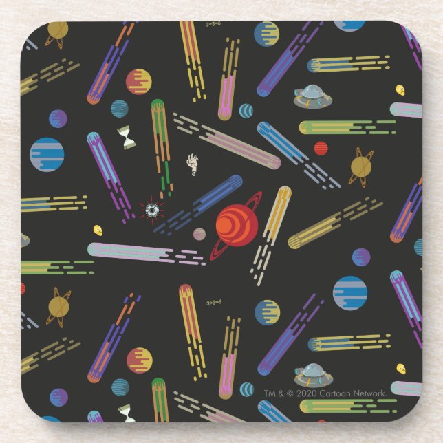 RICK AND MORTY™ | Outer Space Comet Pattern Coaster (Front)