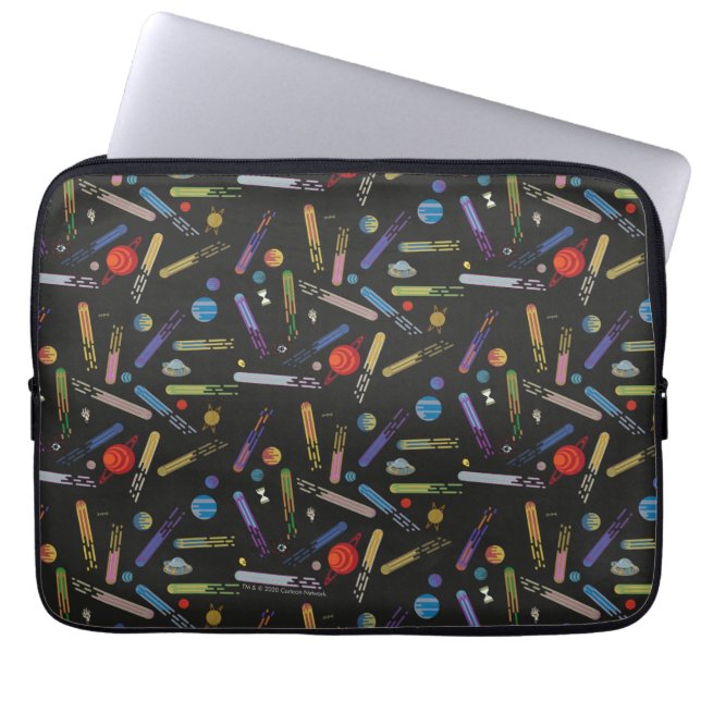 RICK AND MORTY™ | Outer Space Comet Pattern Laptop Sleeve (Front)