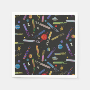 RICK AND MORTY™   Outer Space Comet Pattern Napkin
