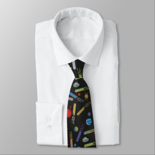 RICK AND MORTY™   Outer Space Comet Pattern Tie