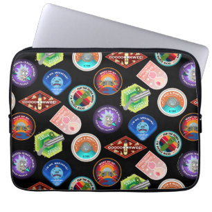 RICK AND MORTY™ Outer Space Patches Pattern Laptop Sleeve