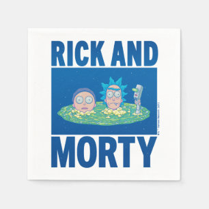 RICK AND MORTY™   Peeking Through Portal Napkin