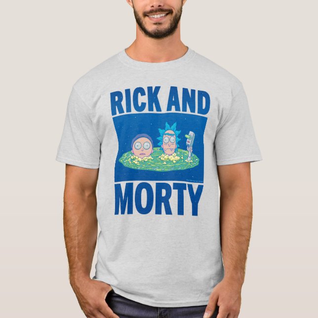 RICK AND MORTY™ | Peeking Through Portal T-Shirt (Front)