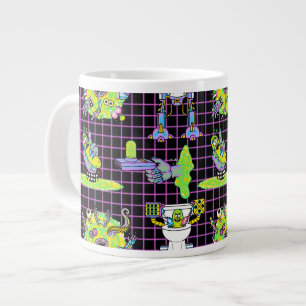 RICK AND MORTY™   Pickle Rick Portal Pattern Large Coffee Mug