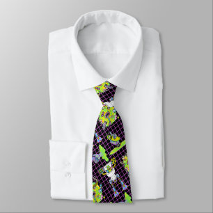 RICK AND MORTY™   Pickle Rick Portal Pattern Tie