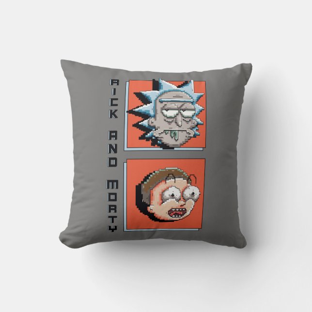 RICK AND MORTY™ | Pixelverse Panel Graphic Cushion (Front)