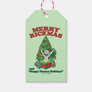 Rick and Morty Portal Rick Merry Rickmas Gift Tags