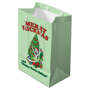 Rick and Morty   Portal Rick Merry Rickmas Medium Gift Bag