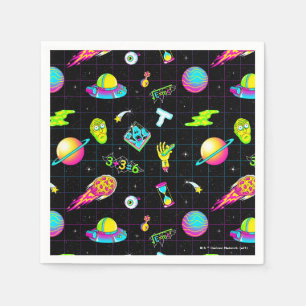 RICK AND MORTY™   Psychedelic Season 3 Pattern Napkin