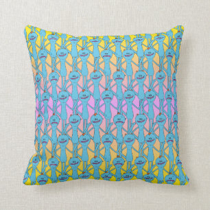 RICK AND MORTY™   Rainbow Mr. Meeseeks Pattern Cushion