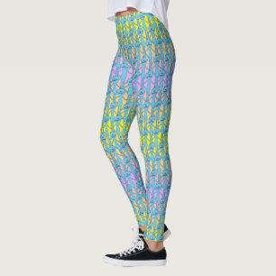 RICK AND MORTY™ Rainbow Mr. Meeseeks Pattern Leggings