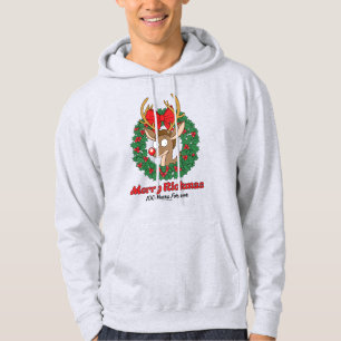 Rick and Morty Reindeer Morty Merry Rickmas Hoodie