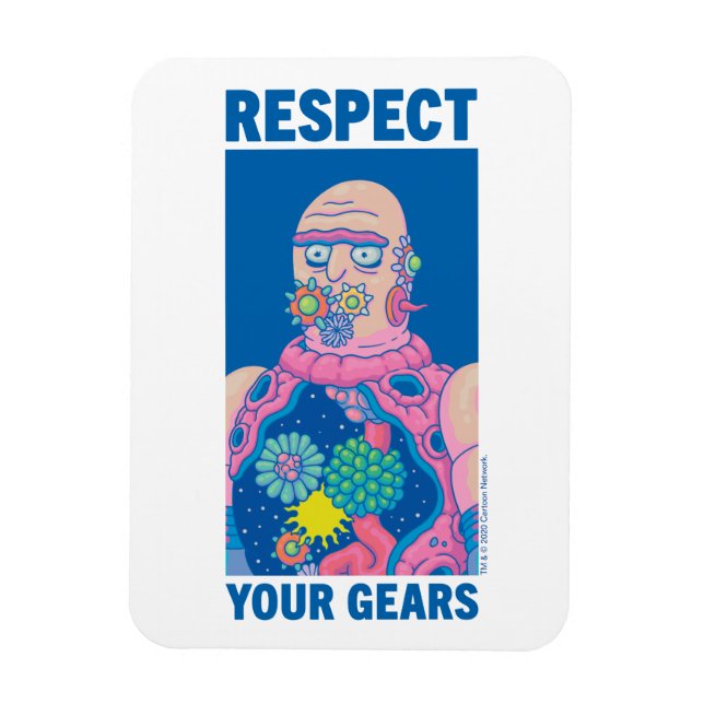 RICK AND MORTY™ | Respect Your Gears Magnet (Vertical)
