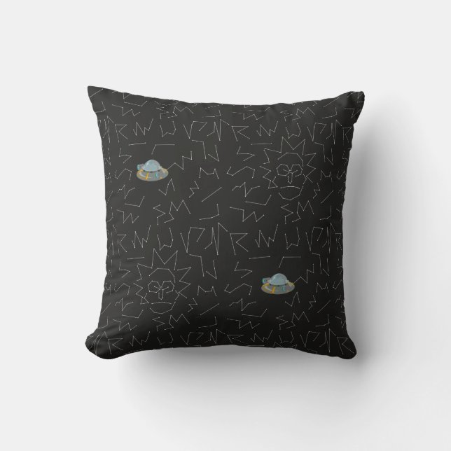 RICK AND MORTY™ | Rick Constellation Pattern Cushion (Front)