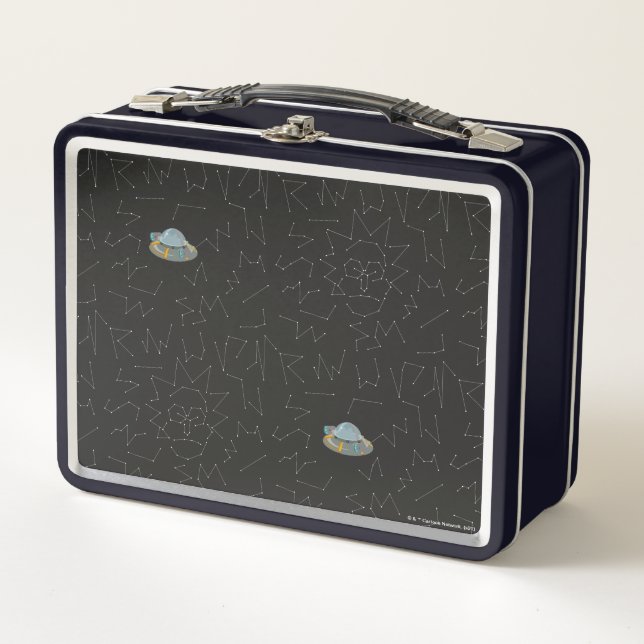 RICK AND MORTY™ | Rick Constellation Pattern Metal Lunch Box (Front)