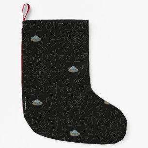 RICK AND MORTY™   Rick Constellation Pattern Small Christmas Stocking