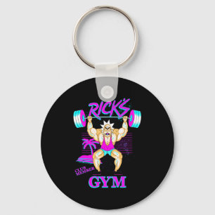 Rick And Morty Ricks Gym Club Member  Key Ring