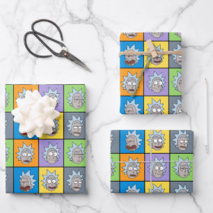 RICK AND MORTY™   Rick's Moods Wrapping Paper Sheet
