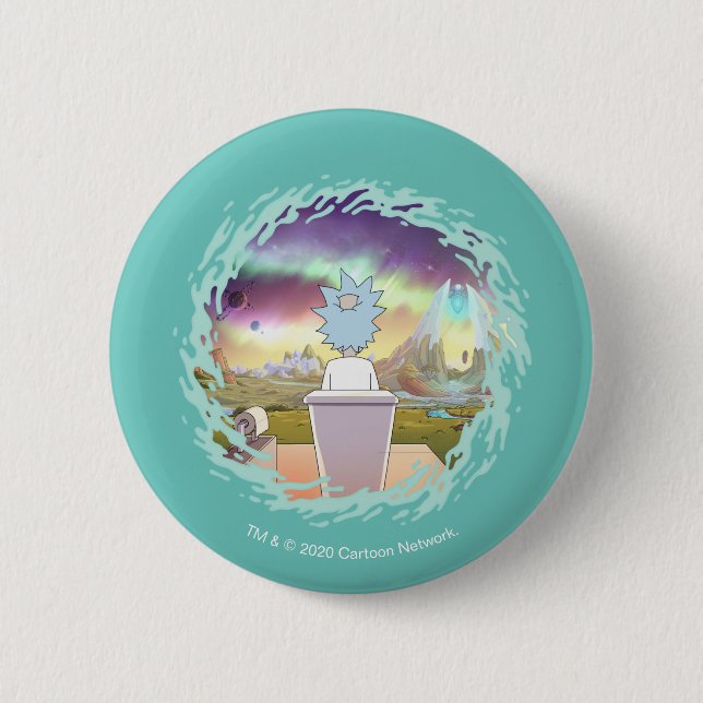 RICK AND MORTY™ | Rick's Private Place 6 Cm Round Badge (Front)