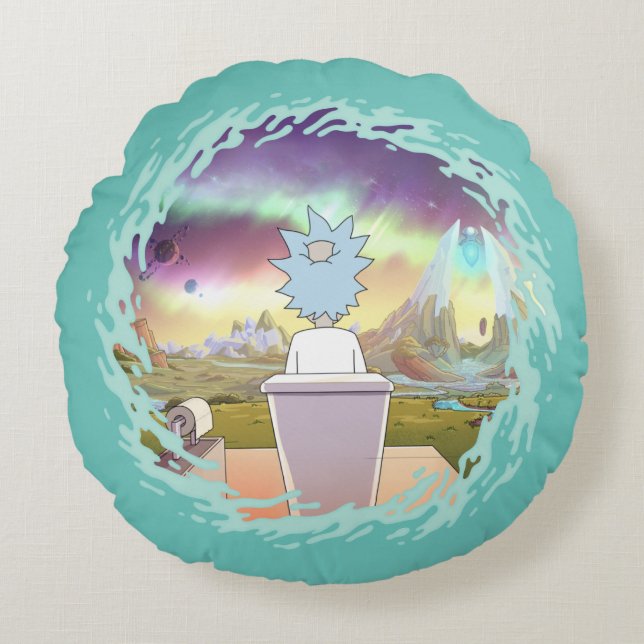RICK AND MORTY™ | Rick's Private Place Round Cushion (Front)