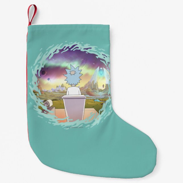 RICK AND MORTY™ | Rick's Private Place Small Christmas Stocking (Front)