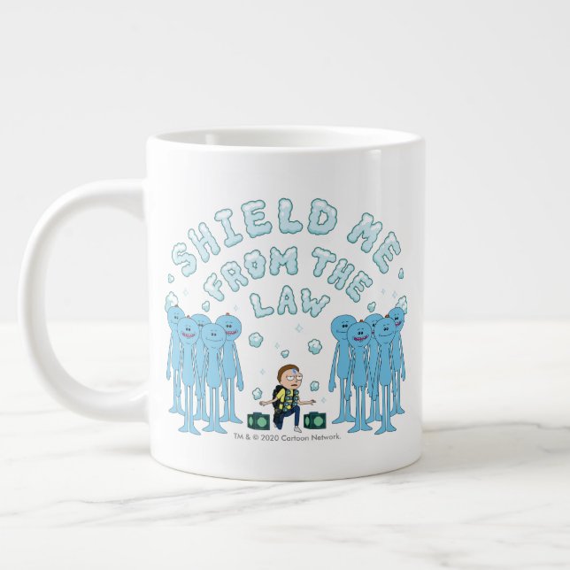 RICK AND MORTY™ | Shield Me From The Law Large Coffee Mug (Left)