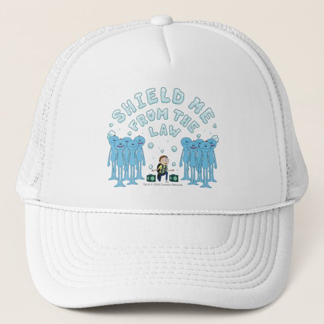 RICK AND MORTY™ | Shield Me From The Law Trucker Hat (Front)