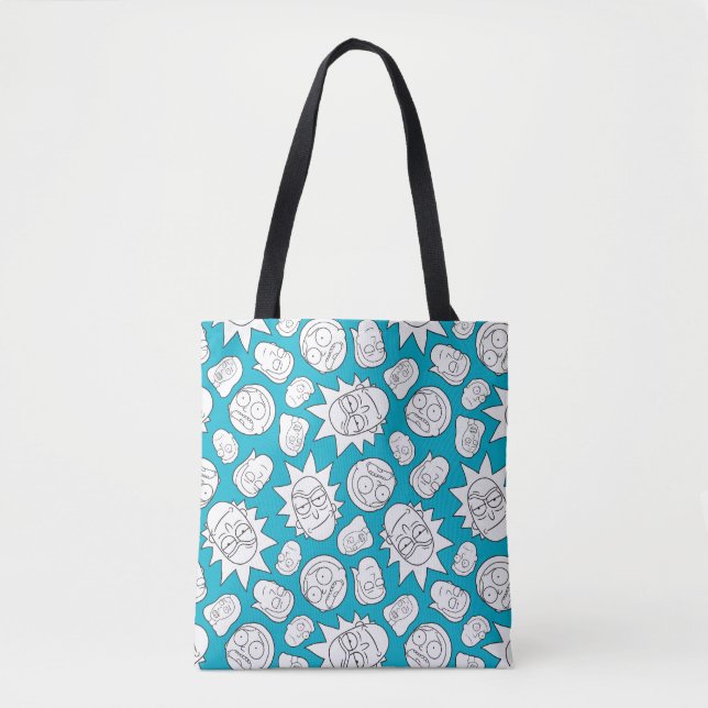 RICK AND MORTY™ | Smith Family Head Pattern Tote Bag (Front)