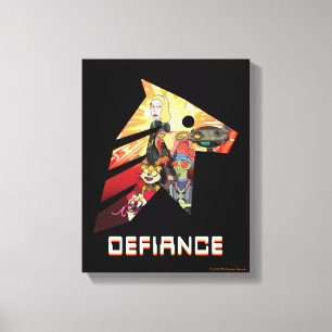 RICK AND MORTY™   Space Beth Defiance Crew Canvas Print
