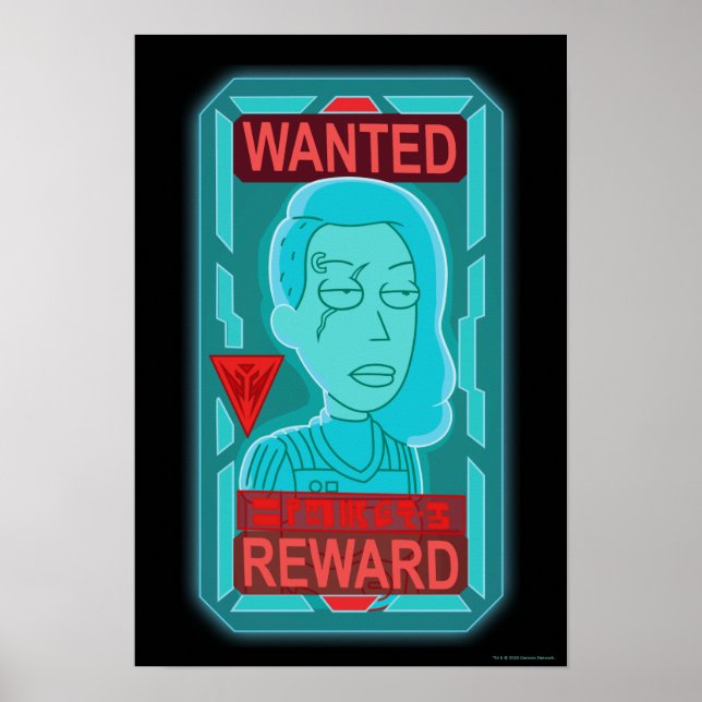 RICK AND MORTY™ | Space Beth Wanted Poster (Front)