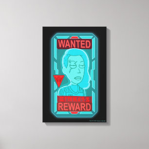 RICK AND MORTY™   Space Beth Wanted Poster Canvas Print