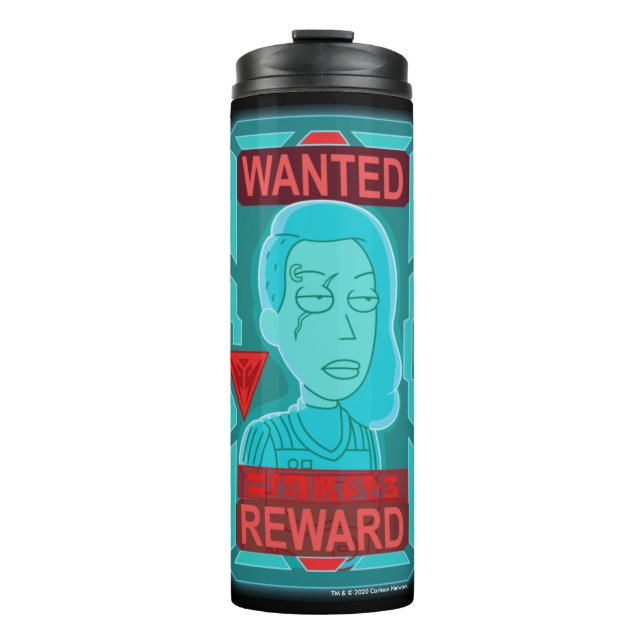 RICK AND MORTY™ | Space Beth Wanted Poster Thermal Tumbler (Front)