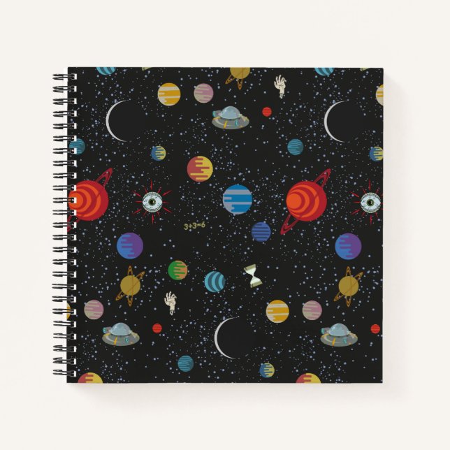 RICK AND MORTY™ | Space Pattern Notebook (Front)