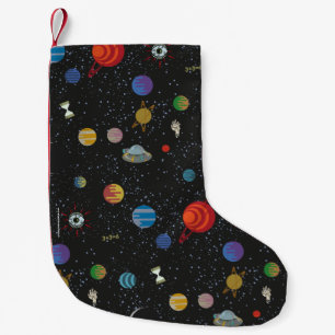 RICK AND MORTY™ Space Pattern Small Christmas Stocking