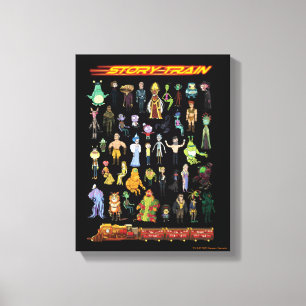 RICK AND MORTY™   Story Train Canvas Print