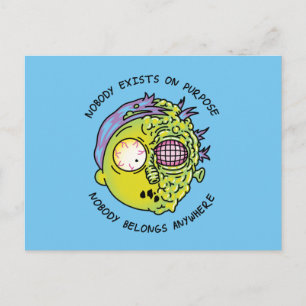 RICK AND MORTY™   Stylised Morty Fly Quote Invitation Postcard