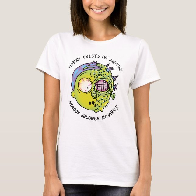 RICK AND MORTY™ | Stylised Morty Fly Quote T-Shirt (Front)