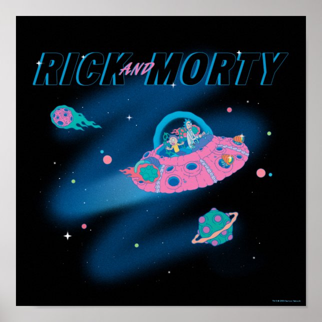 RICK AND MORTY™ | Traveling Through Space Poster (Front)