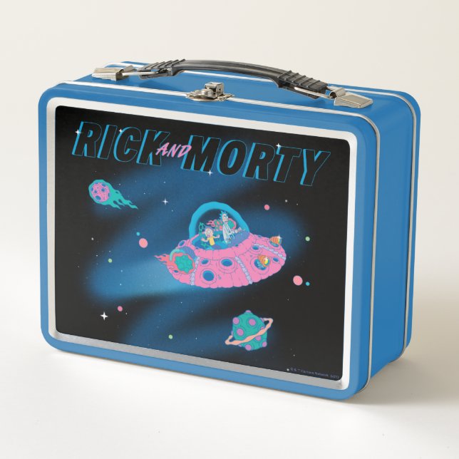 RICK AND MORTY™ | Travelling Through Space Metal Lunch Box (Front)