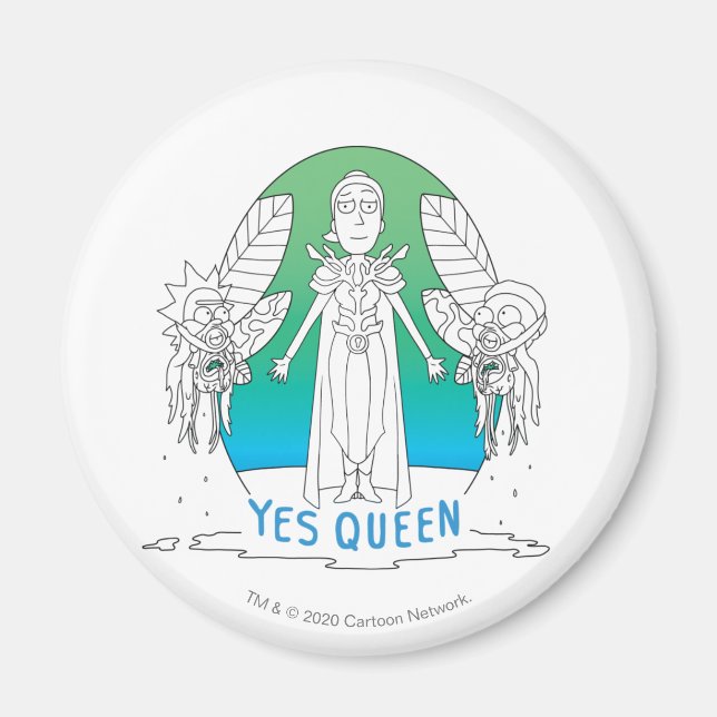 RICK AND MORTY™ | Yes Queen Magnet (Front)