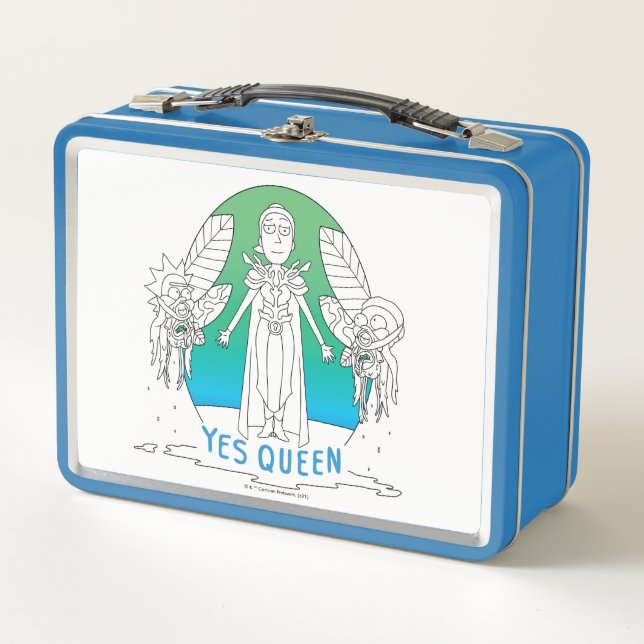 RICK AND MORTY™ | Yes Queen Metal Lunch Box (Front)