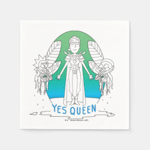 RICK AND MORTY™   Yes Queen Napkin