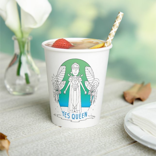 RICK AND MORTY™ | Yes Queen Paper Cups (Insitu)
