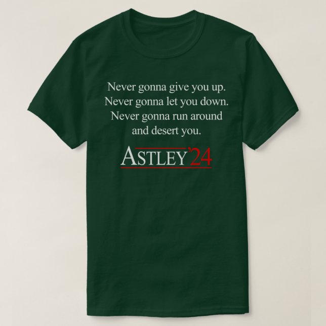 Rick Astley T-Shirt (Design Front)