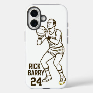 Rick Barry Basketball Legend Cartoon Classic Cases