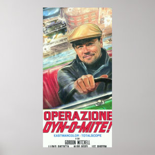 Rick Dalton Operazione DynOMite poster sticker