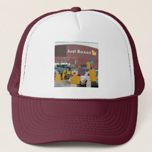Rick London Big Box Stores For Cats Comic  Trucker Hat